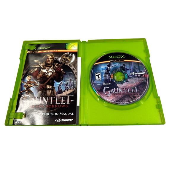 Gauntlet: Seven Sorrows (Microsoft Xbox, 2005) Authentic, CIB, Tested - Picture 3 of 7